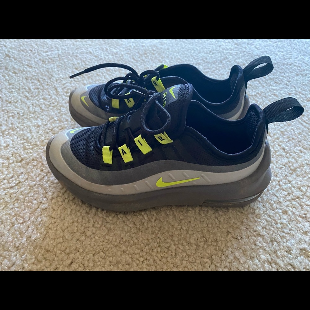 Kids grey and green air max
